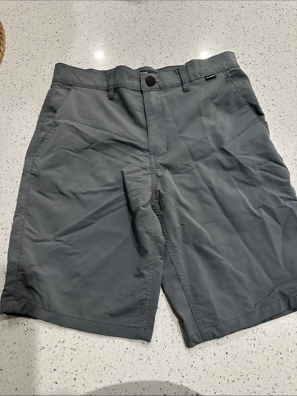 Boys gray Hybrid Shorts with Stretch Comfort